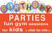 Children parties at Dynamo Gymnastics