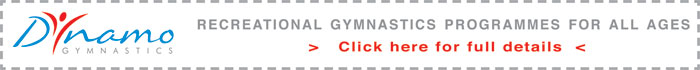 Recreational gymnastics programmes at Dynamo Gymnastics, Hamble, Hampshire