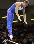 Gymnastics, horizontal bars